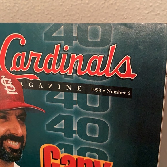 St. Louis Cardinals Gameday Magazine 1998 Featuring Gary Gaetti - Picture 2 of 4